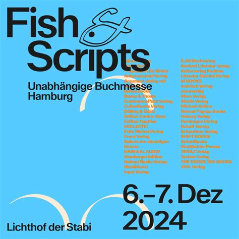Fish & Scripts – Unabhängige Buchmesse Hamburg – Fish & Scripts