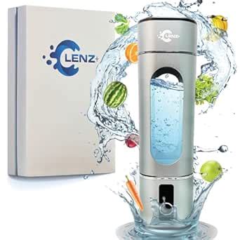 Clenz+ 4th Generation Hydrogen Water Bottle Generator, 280ml 6000ppb ...