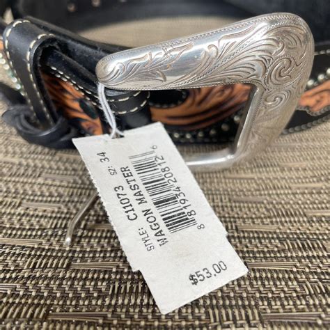 Tony Lama Men's Brown Belt | Depop