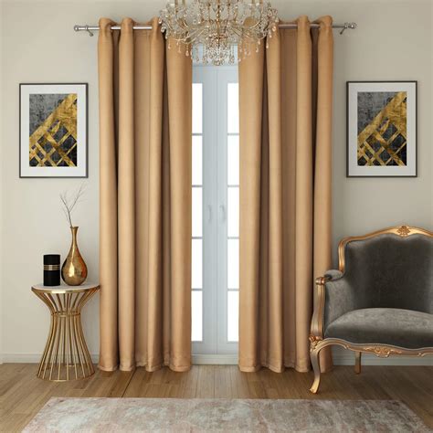 Buy Swayam Blackout Long Door Curtain Set 2 for Bedroom, Guest Room ...