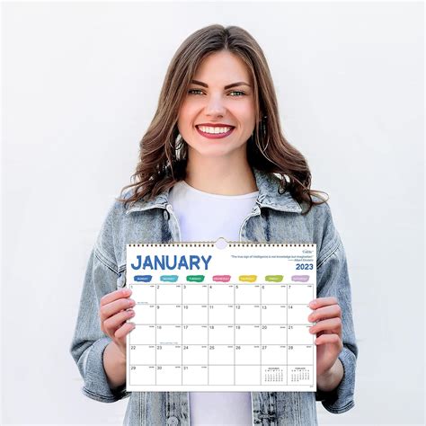 Buy 2023 Wall Calendar - Calendar 2023-2024 , 18 Monthly Wall Calendar ...