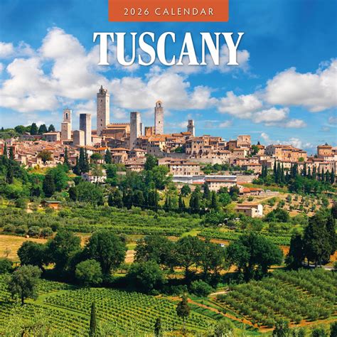 Red Robin 2026 Tuscany Monthly Wall Calendar | 12" x 24" Open | Premium ...