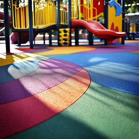 Colorful Rubber Playground Surfaces for Safe and Engaging Outdoor Play ...