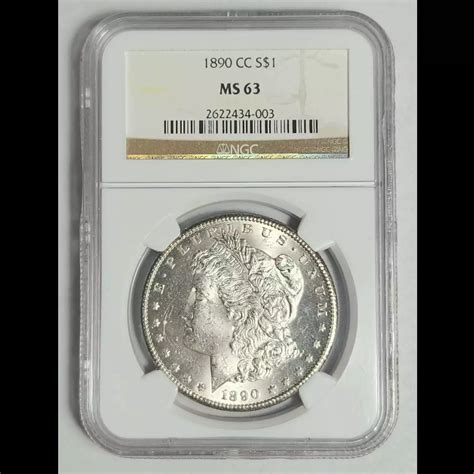 1890-CC Morgan Silver Dollar NGC MS-63 - Bob Paul Rare Coins