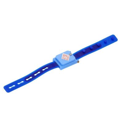 TA-001 Wireless Silicone Antistatic Wristband - Navy Blue