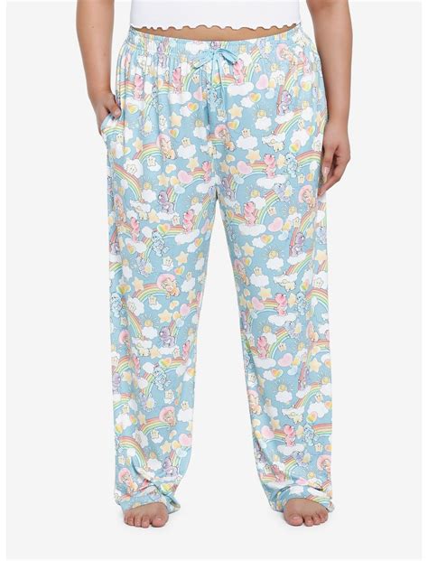 Care Bears Rainbows Girls Pajama Pants Plus Size | Hot Topic