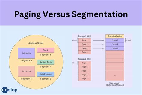 Memory Paging Vs Segmentation 的图像结果