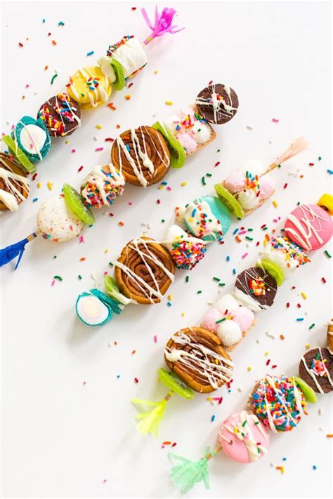 Top off any party with dessert kabobs. Skewer all your favorite sweet ...