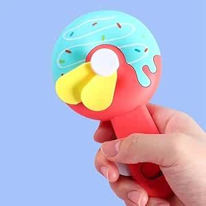 Buy Babilo Hand Pressure Donut Shape Fan Kids Fan Toys Online at Low ...