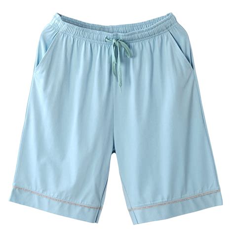 Akafmk Men's Plus Size Pajamas Shorts,Men Cotton Pajamas Shorts Soft ...