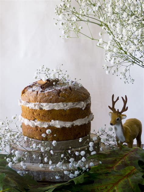 NUDE CAKE DE ZANAHORIA CON CREMA DE QUESO CANELA Y ARCE | Mi Dulce Valentina