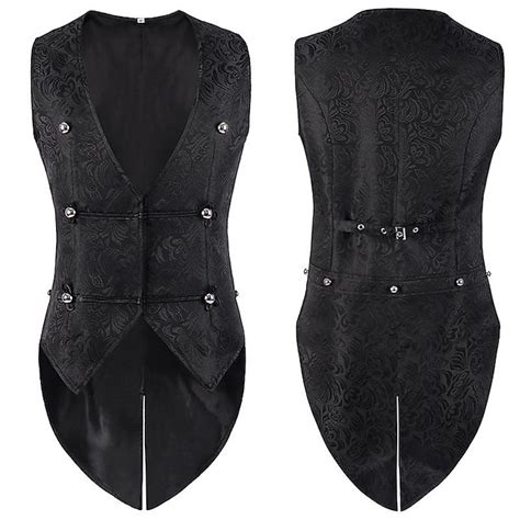 Rétro Vintage Médiéval Renaissance Manteau Gilet Ren Faire Prince ...
