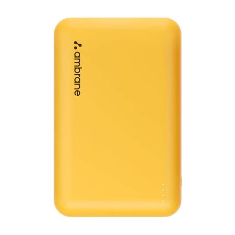 Buy Ambrane 20000 mAh Power Bank, PowerLit XL Lite, Yellow at Reliance ...