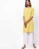 Buy Yellow Kurtas for Women by Fusion Online | Ajio.com