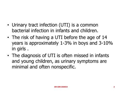 UTI in children Dr GRK | PPTX