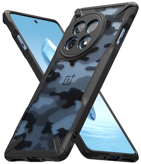Buy OnePlus 12R 5G Back Cover Case | Fusion -X - Camo Black