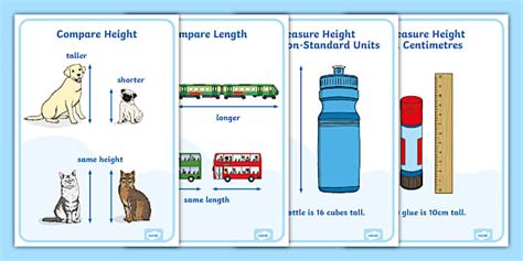 👉 Y1 Length and Height Definition Posters
