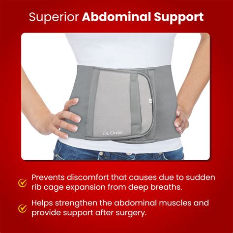 Abdominal Belt | Comfortable Support for Abdomen and Stomach – Dr. Ortho