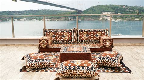 Single Sofa Set, Floor Seating, Arabic Majlis Seating Set – Oriental Sofa