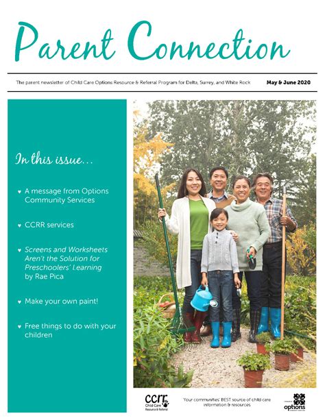 Parent Connection Newsletter - Child Care Options
