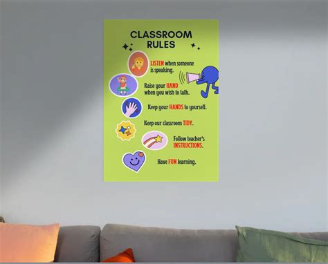 Image result for Elementary Classroom Rules Wall Design