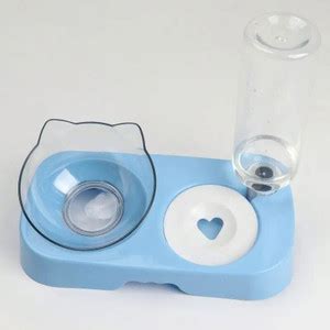 FBK EMPIRE 2 in 1 Cat & Dog Bowl Set With Replaceable Water Bottle ...