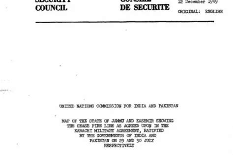 Today In 1949, An Agreement On LoC Ceasefire Was Drawn Which India ...