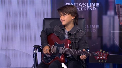 10-year-old guitar-playing prodigy rocks on