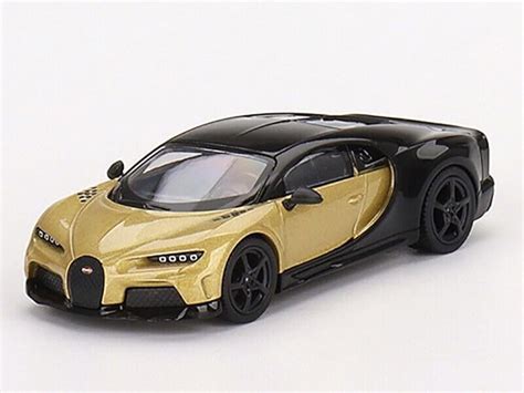 Truescale Miniatures Bugatti Chiron Super Sport Gold Metallic And Black ...
