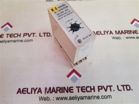 Electromatic s-system sa 105 220 delay on operate 3-60 sec – Aeliya ...