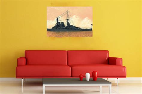 Yellow Alley? Wall Poster|Battlecruiser Ship Poster|Decorative Poster ...