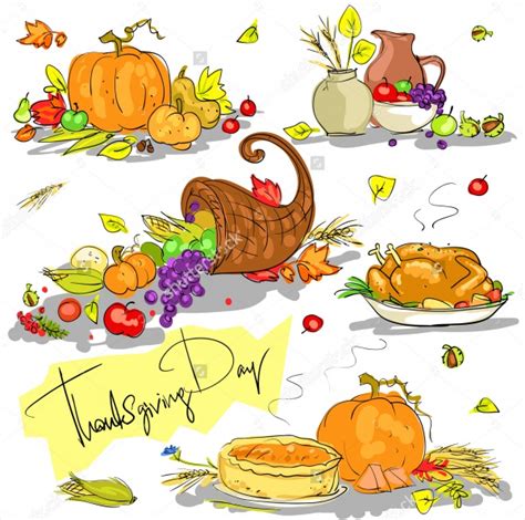 FREE 16+ Thanksgiving Cliparts in Vector EPS | AI