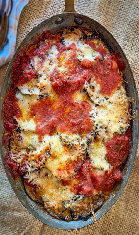 Roasted eggplant parmesan parmigiana di melanzane – Artofit