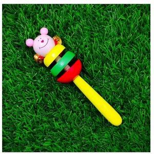 Marcino Wooden Non Toxic Rattle Toys for New Born Baby, Musical One ...