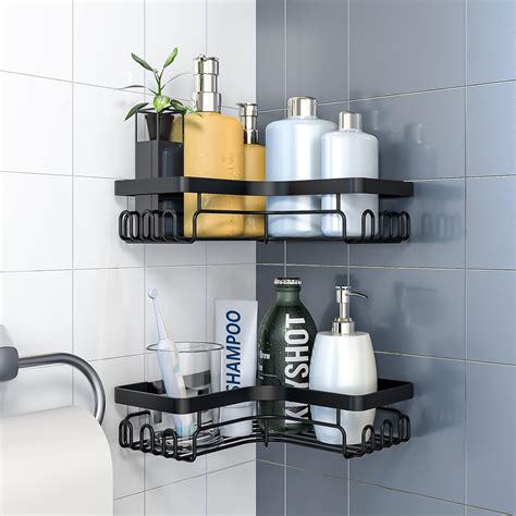 Buy ZBC Corner Shower Caddy, 2-Pack Adhesive Shower Corner Organizer ...