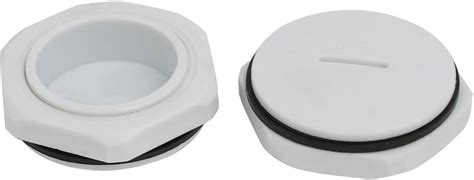 Buy uxcell PG29 Nylon Male Threaded Cable Gland Screw End Cap Cover ...