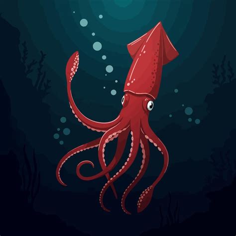 Deep sea squid Vectors - Download Free High-Quality Vectors from ...