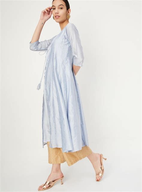 Buy Women Foil Printed Layered Kurta Online at just Rs. 1699.0 ...