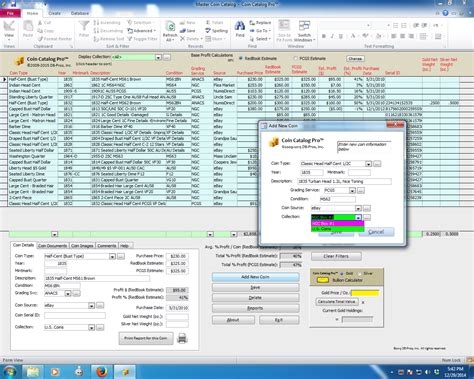Image result for Coin Collection Software