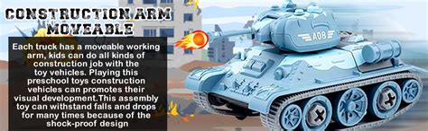 Kiddie Galaxia® Military Army Foldable Vehicles Car Toy 4 Pack with ...