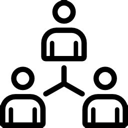 Hierarchical structure - Free people icons