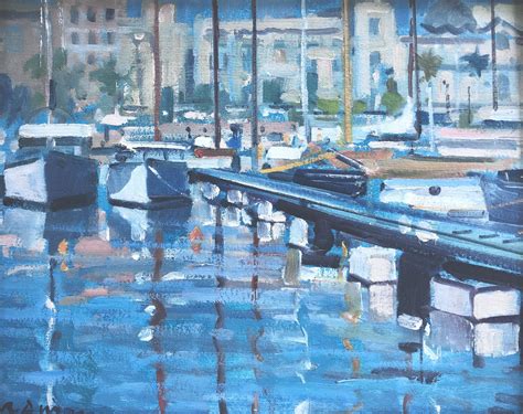 Rafael Duran Benet - Cadaques Spain acrylic on cardboard painting ...