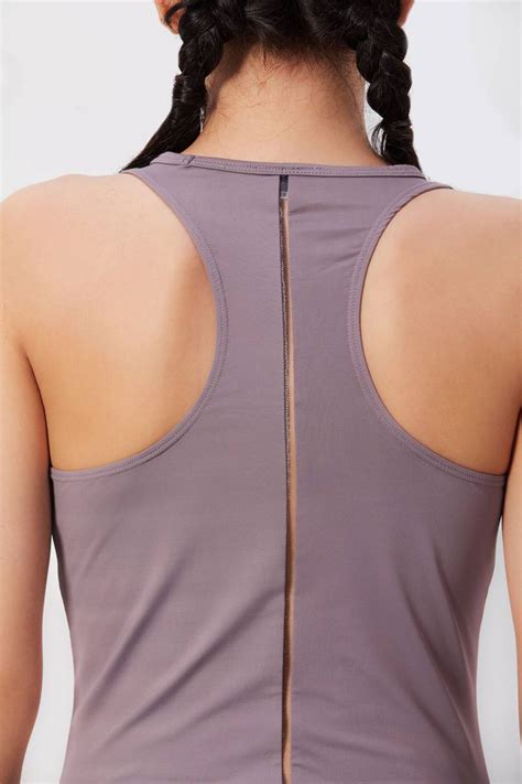 The Selene Sleeveless Tank Top - Plum
