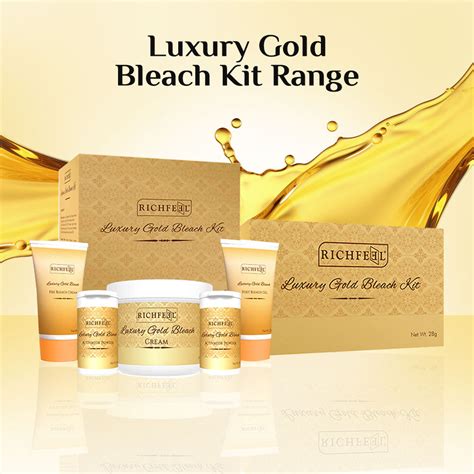 Richfeel Luxury Gold Bleach Kit 320 G Pack of 2 – richfeelnaturals.com
