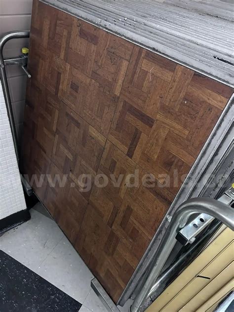 158 Sico Portable Floor Panels- 3' x 3' Dance Floor | AllSurplus