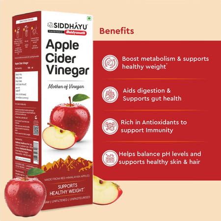 Buy BAIDYANATH APPLE CIDER VINEGAR WITH MOTHER OF VINEGAR | SUPPORTS ...