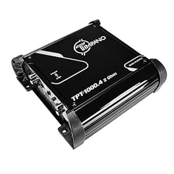 Timpano TPT-1000.4 Compact 4 Channel Car Audio Amplifier – 4 x 260 ...