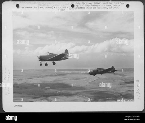 Cessna C-78, "Mother" Plane, Guiding A Culver Pq 8A "Red Fox", Radio ...