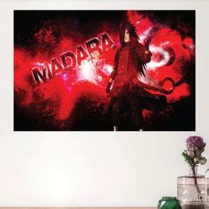 Madara Uchiha Frameless Wall Poster For Naruto Anime Fans, Anime Wall ...