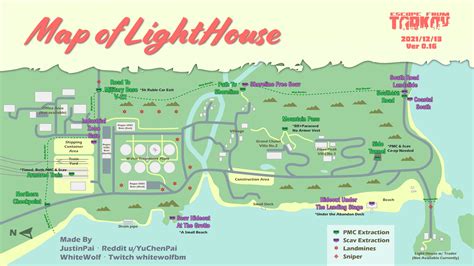 Map Of Lighthouse Tarkov